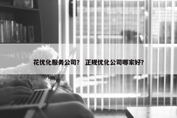 花优化服务公司？ 正规优化公司哪家好？