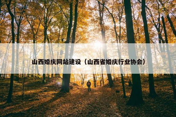 山西婚庆网站建设（山西省婚庆行业协会）