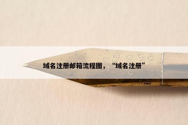 域名注册邮箱流程图，“域名注册”