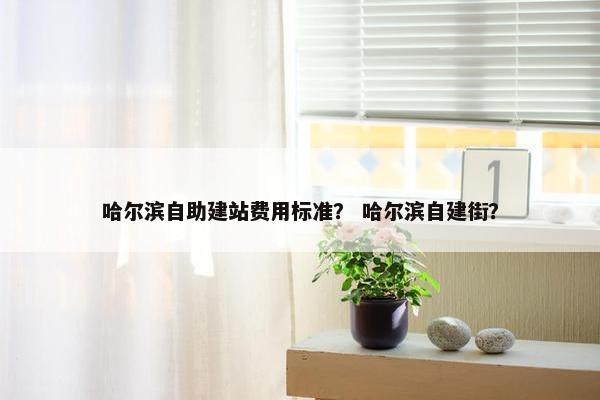 哈尔滨自助建站费用标准？ 哈尔滨自建街？