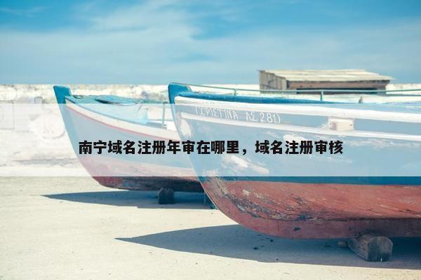 南宁域名注册年审在哪里，域名注册审核