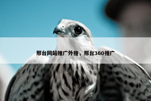 邢台网站推广外推，邢台360推广