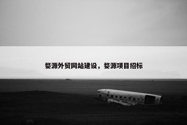 婺源外贸网站建设，婺源项目招标